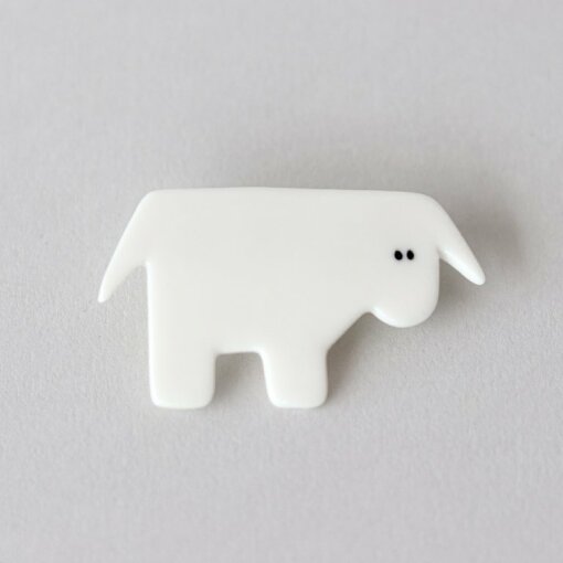 geometrická brož Ovečka